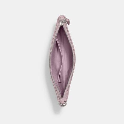 Small Wristlet In Signature Denim-CJ874-Lh/Pale Purple