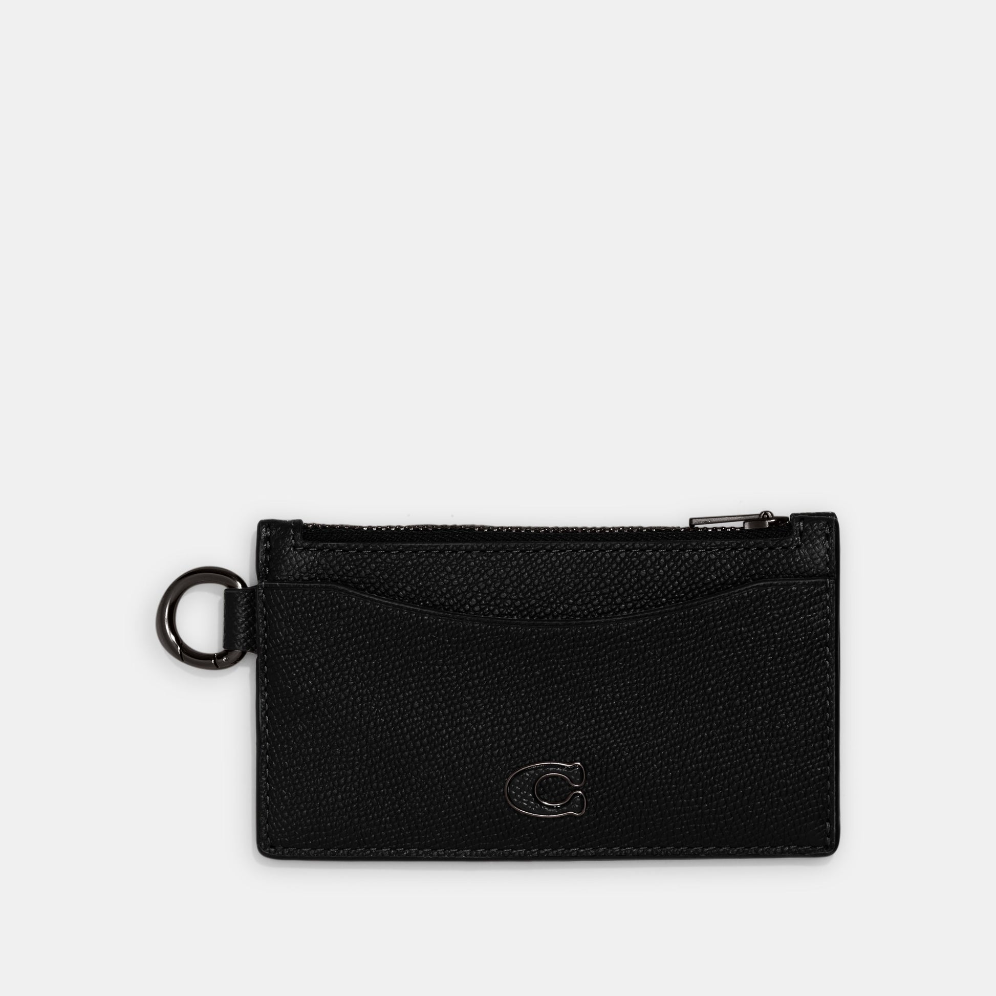 CJ879-Zip Card Case-Black