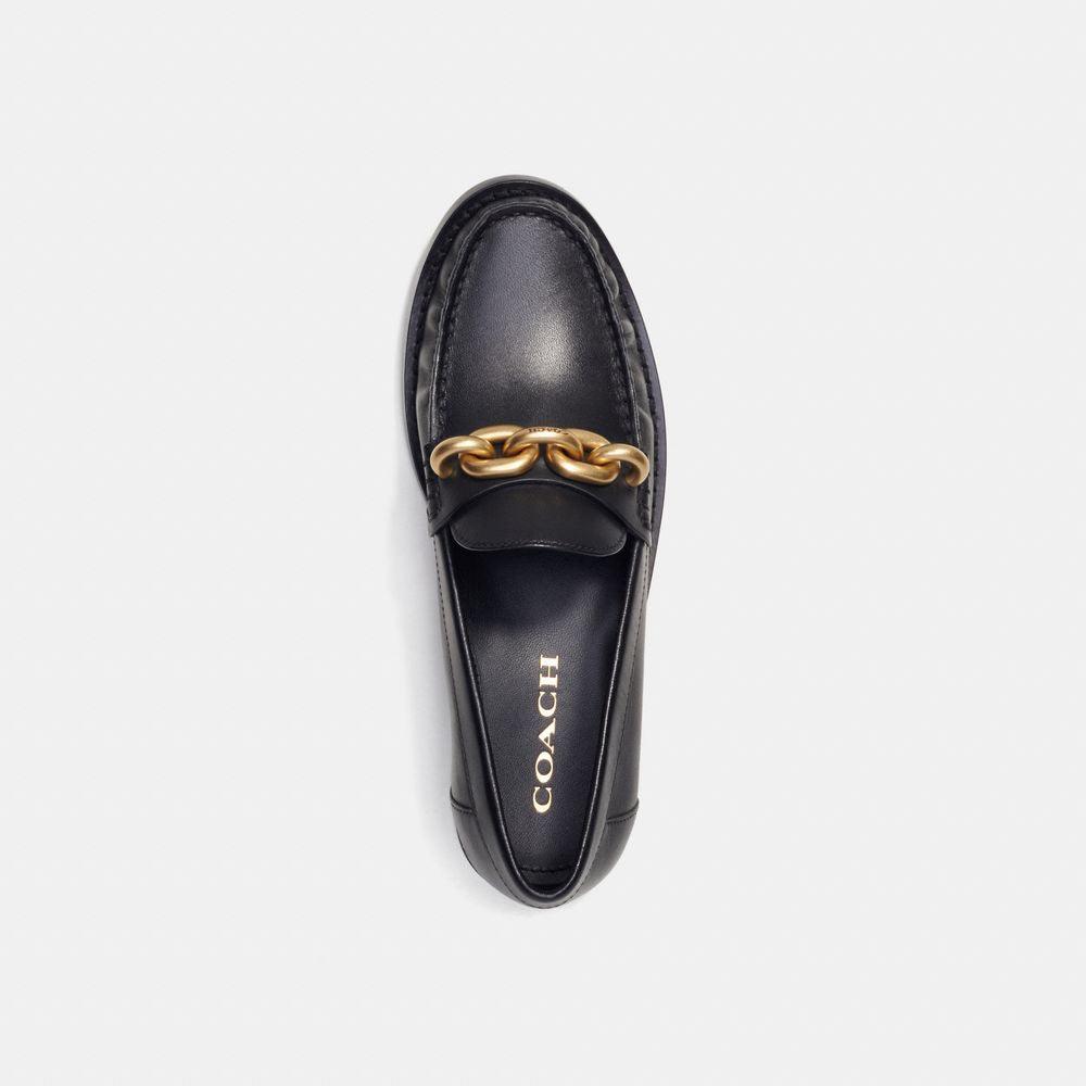 CK008-Jess Loafer-Black/Gold