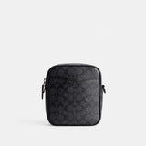 CK969-Beck Crossbody In Signature Canvas-Charcoal