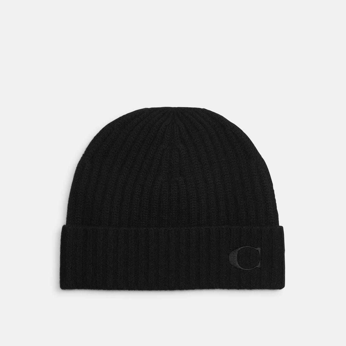 CM105-Cashmere Beanie-Black
