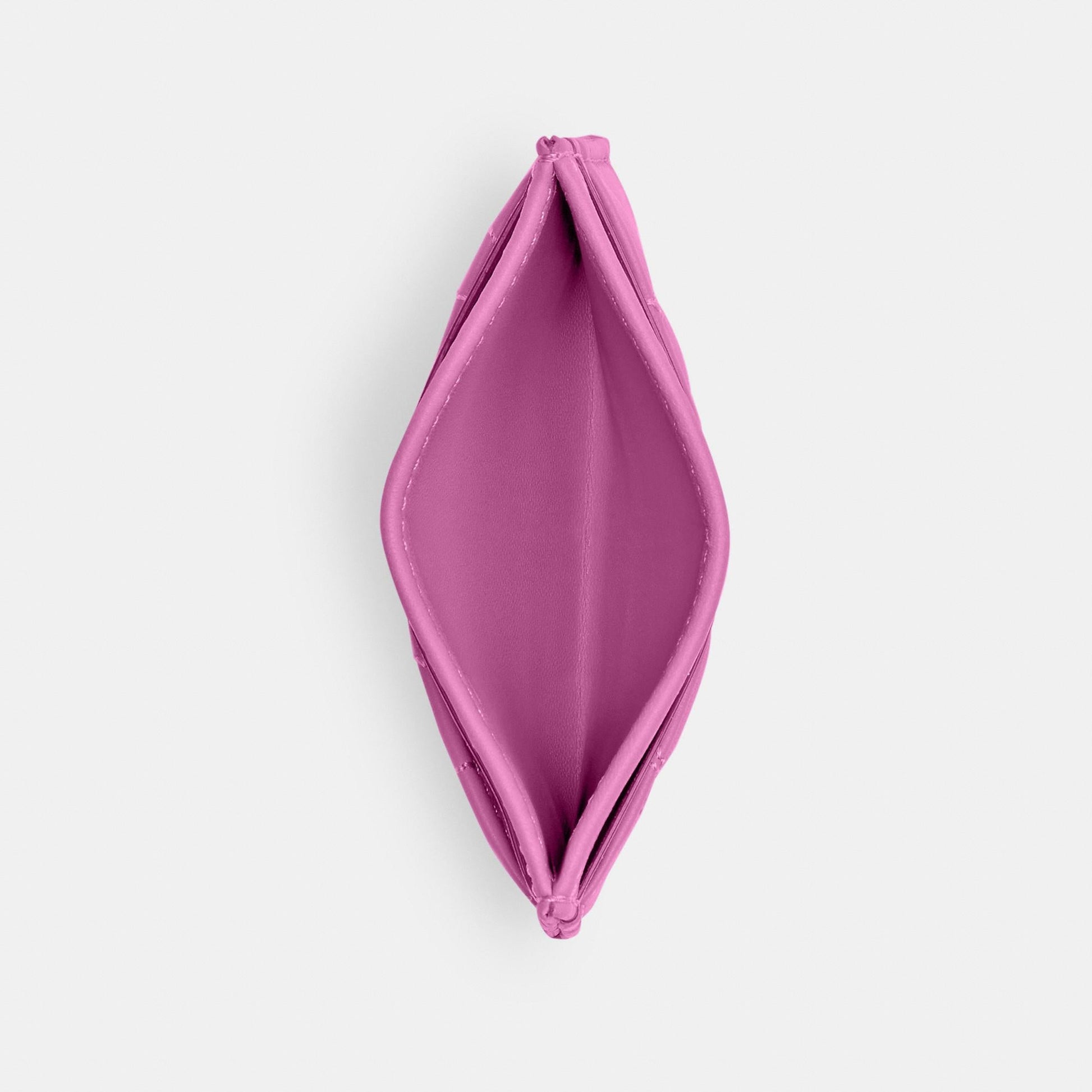 CM434-ESSENTIAL CARD CASE WITH PILLOW QUILTING-LH/Fuchsia.