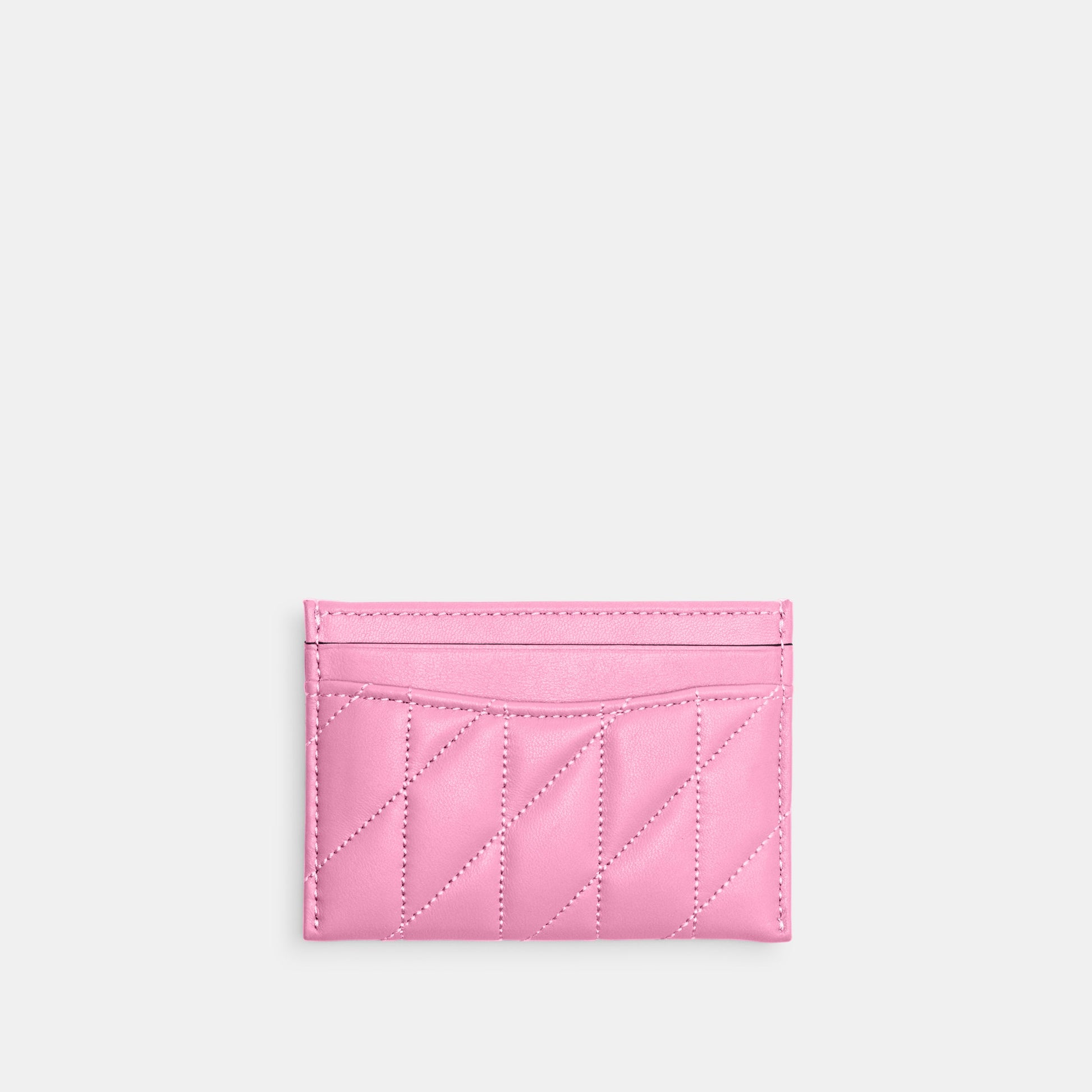 CM434-ESSENTIAL CARD CASE WITH PILLOW QUILTING-LH/Vivid Pink