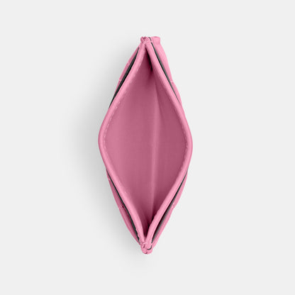 CM434-ESSENTIAL CARD CASE WITH PILLOW QUILTING-LH/Vivid Pink