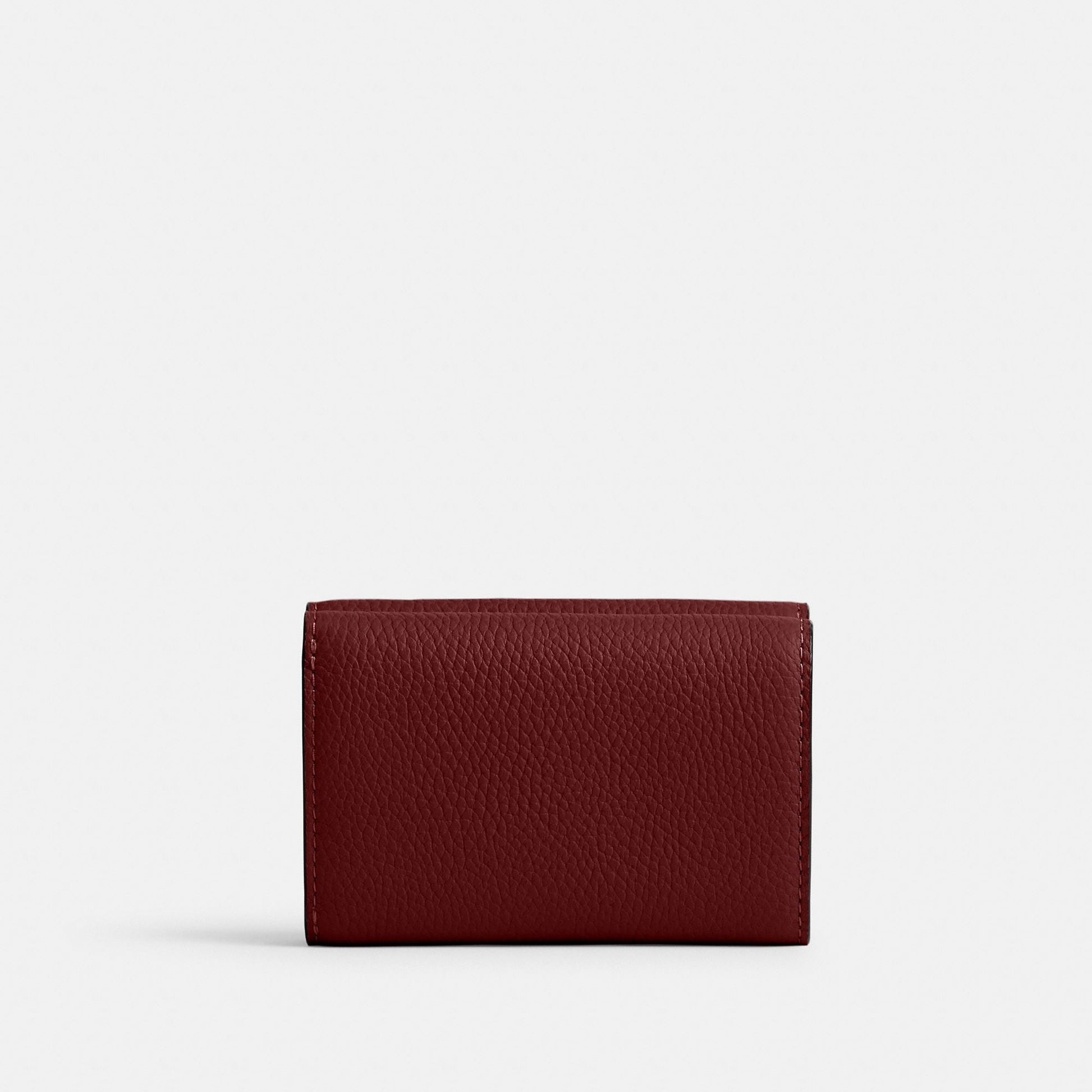 CM437-Essential Mini Trifold Wallet-Lh/Dark Ruby