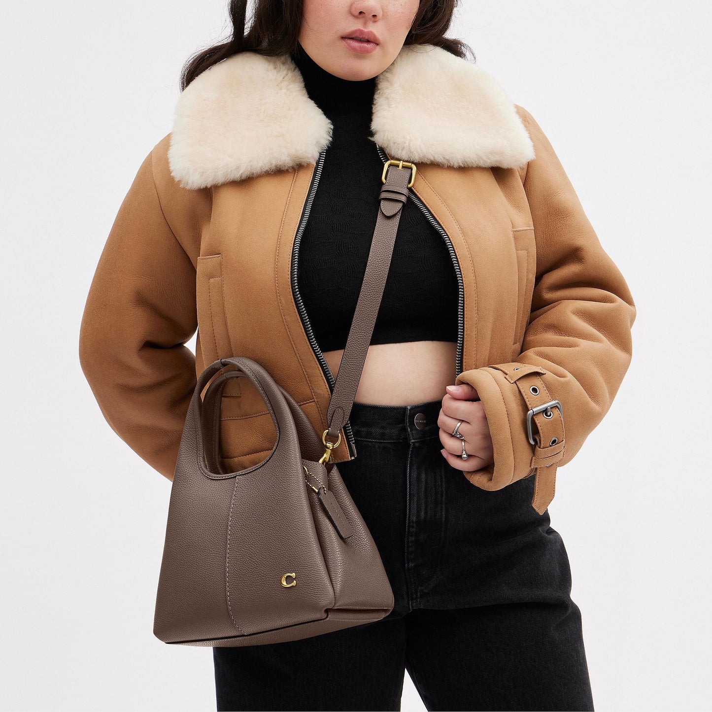 CM545-Lana Shoulder Bag 23-B4/Dark Stone