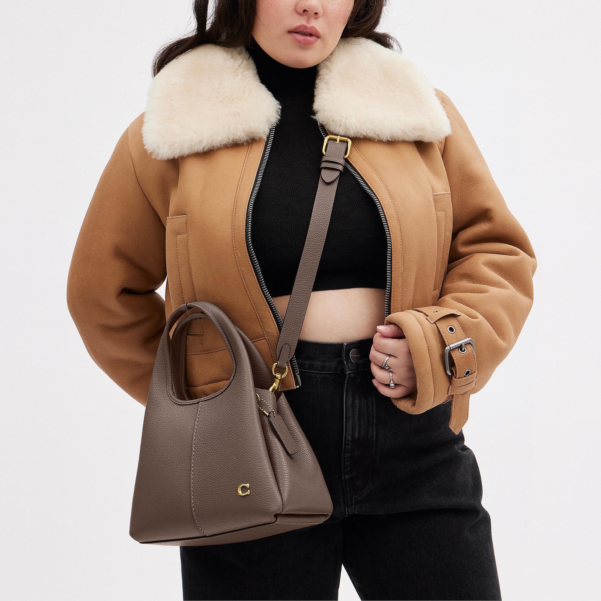 CM545-Lana Shoulder Bag 23-B4/Dark Stone