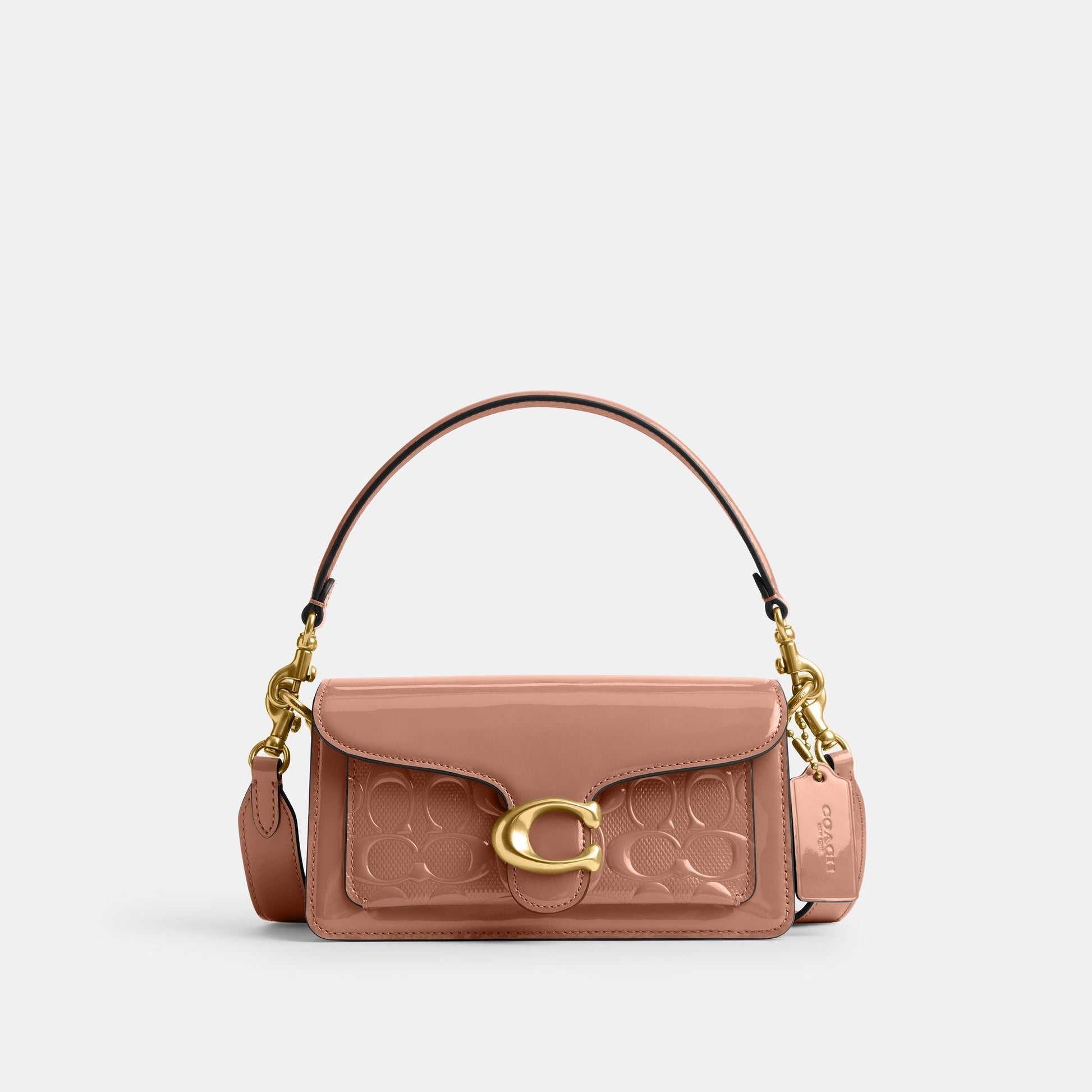 Tabby Shoulder Bag 20 In Signature Leather-CM556-B4/Cappuccino
