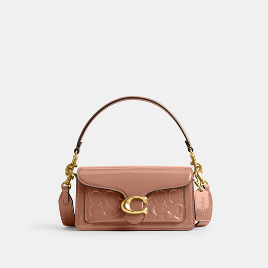 Tabby Shoulder Bag 20 In Signature Leather-CM556-B4/Cappuccino