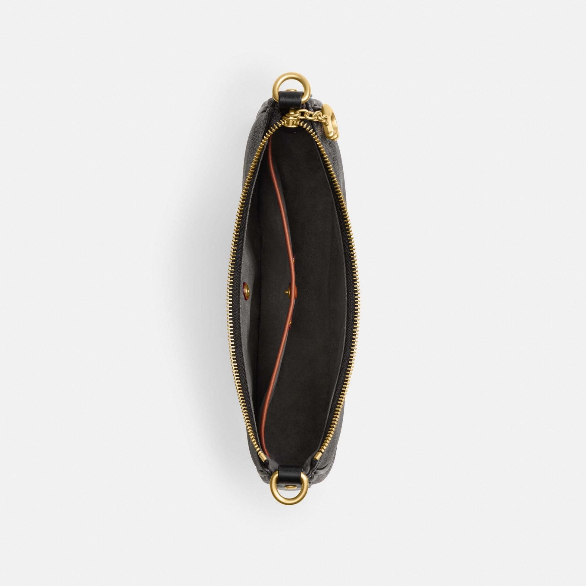 CM584-Mira Shoulder Bag With Horse And Carriage Print-B4/Truffle Black