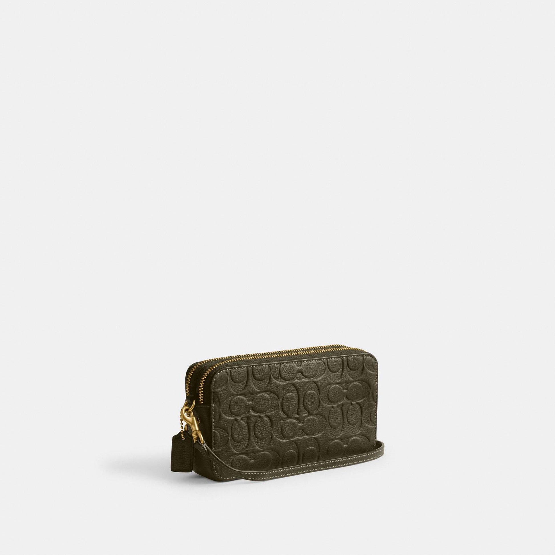 cn052-Kira Crossbody In Signature Leather-B4/Amazon Green