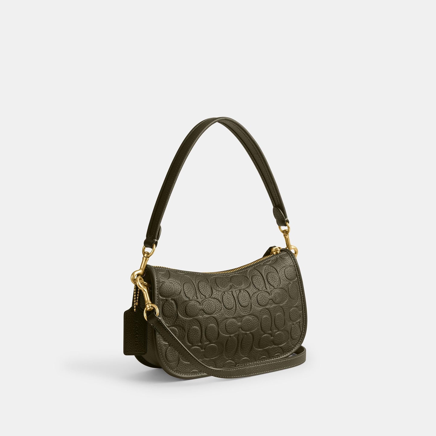 CN055-Swinger In Signature Leather-B4/Amazon Green