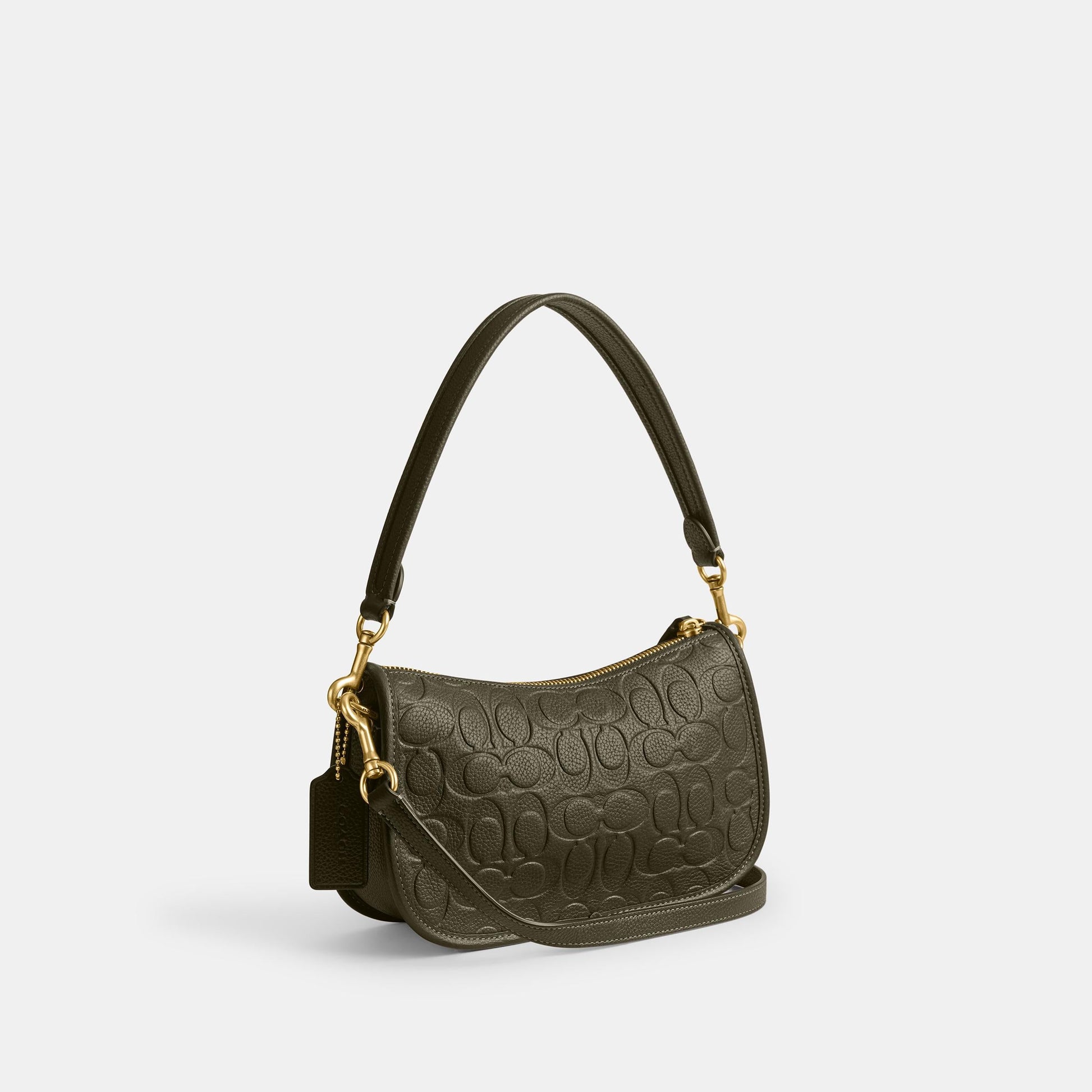 CN055-Swinger In Signature Leather-B4/Amazon Green