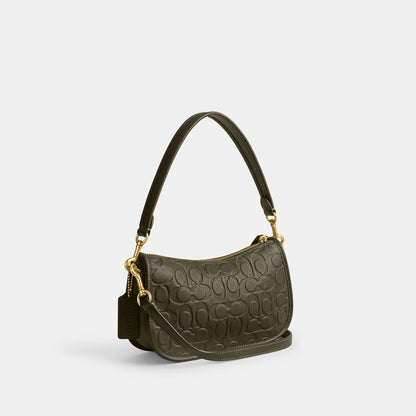 CN055-Swinger In Signature Leather-B4/Amazon Green