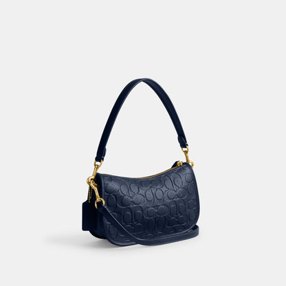 CN055-Swinger In Signature Leather-B4/Deep Blue