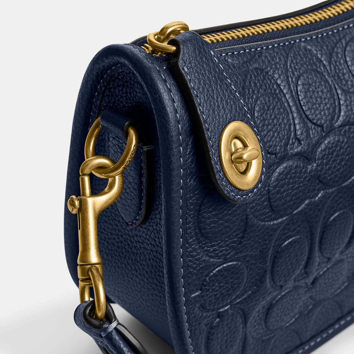 CN055-Swinger In Signature Leather-B4/Deep Blue