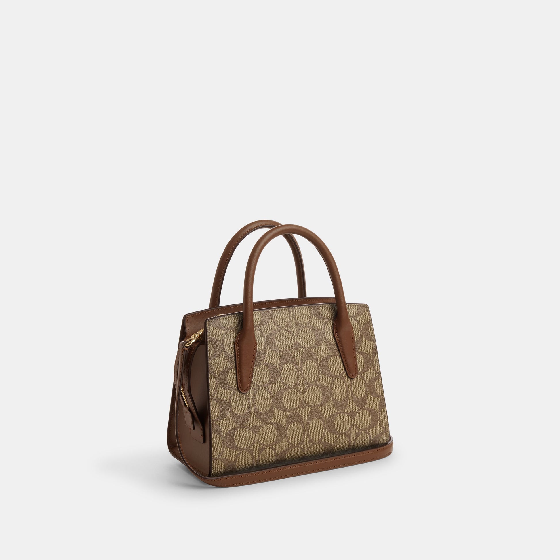 cp083-Andrea Carryall In Signature Canvas-IM/Khaki Saddle 2