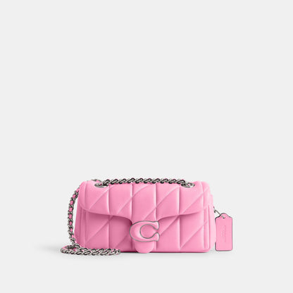 cp145-Tabby Shoulder Bag 20 With Quilting-LH/Vivid Pink