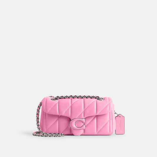 cp145-Tabby Shoulder Bag 20 With Quilting-LH/Vivid Pink