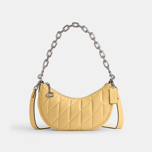 Mira Shoulder Bag With Pillow Quilting-CP148-Lh/Hay