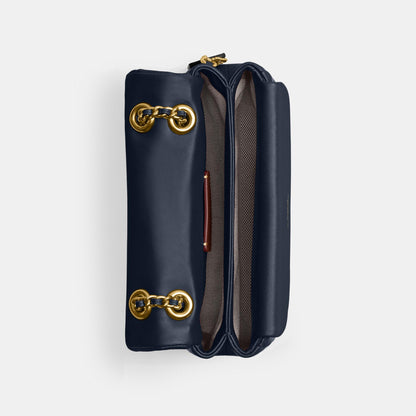 cp149-Tabby Shoulder Bag 20 With Pillow Quilting-B4/Dark Navy