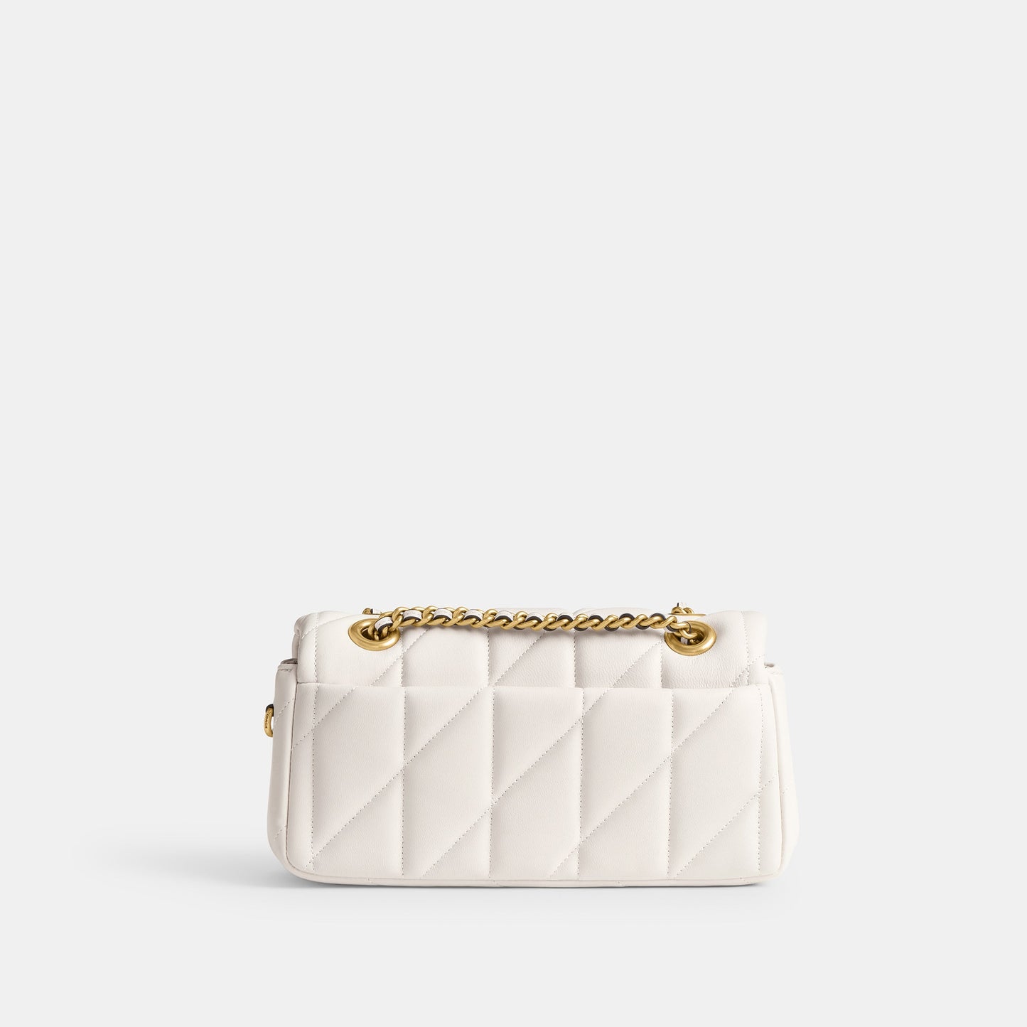 cp149-Tabby Shoulder Bag 20 With Pillow Quilting-B4/Chalk