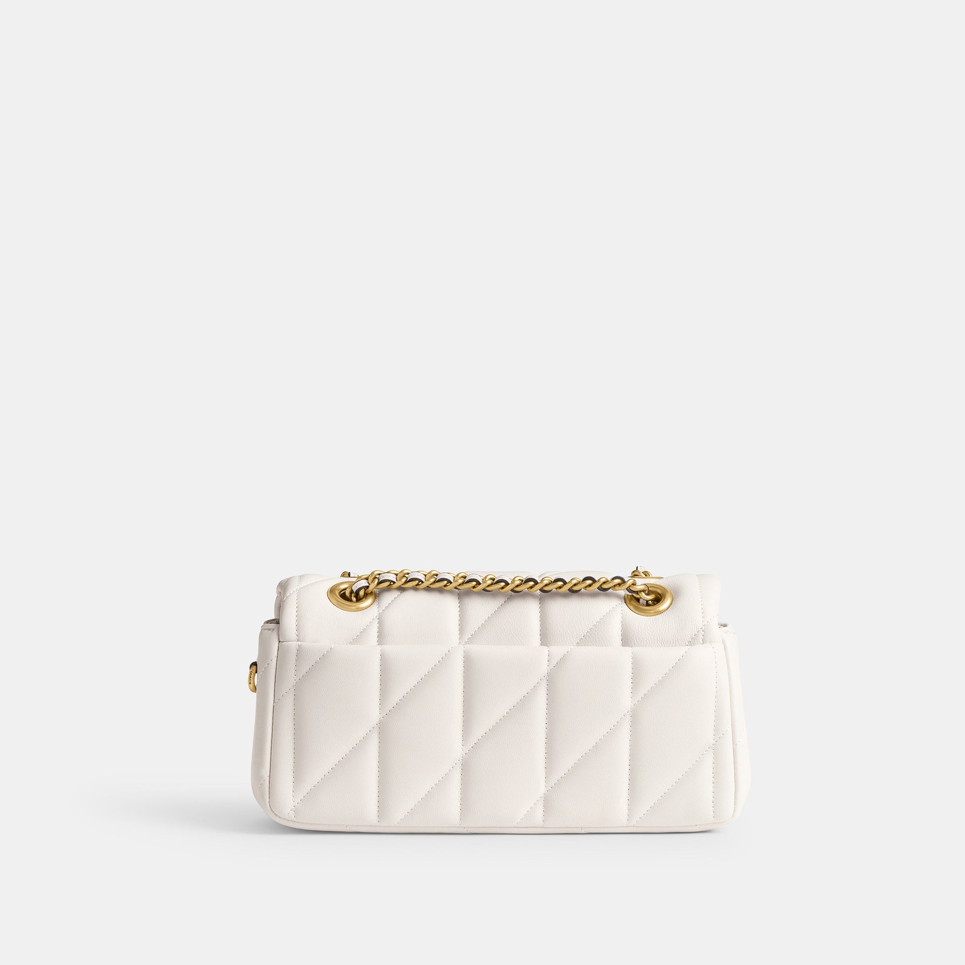 cp149-Tabby Shoulder Bag 20 With Pillow Quilting-B4/Chalk