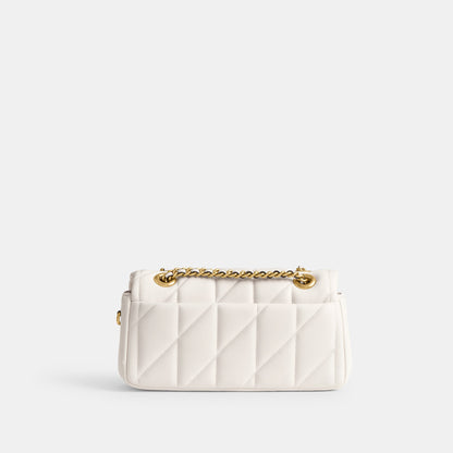 cp149-Tabby Shoulder Bag 20 With Pillow Quilting-B4/Chalk