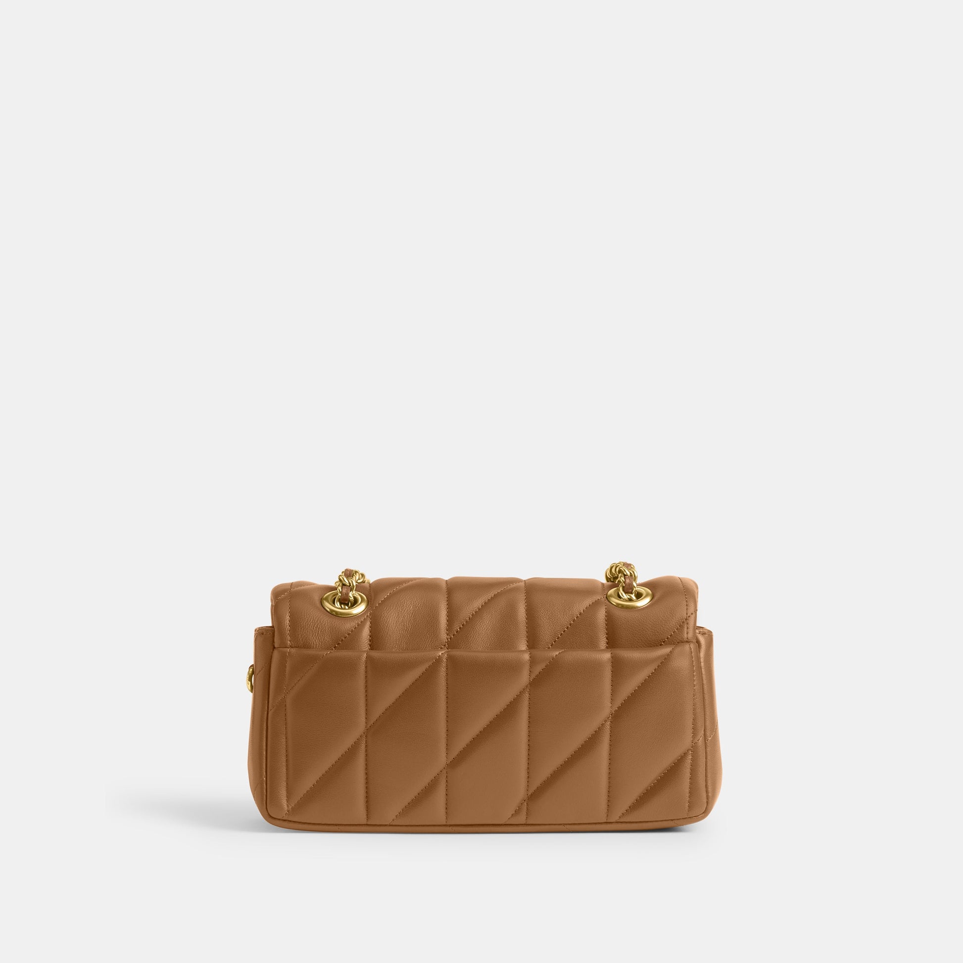 cp149-Tabby Shoulder Bag 20 With Pillow Quilting-B4/Honey Brown