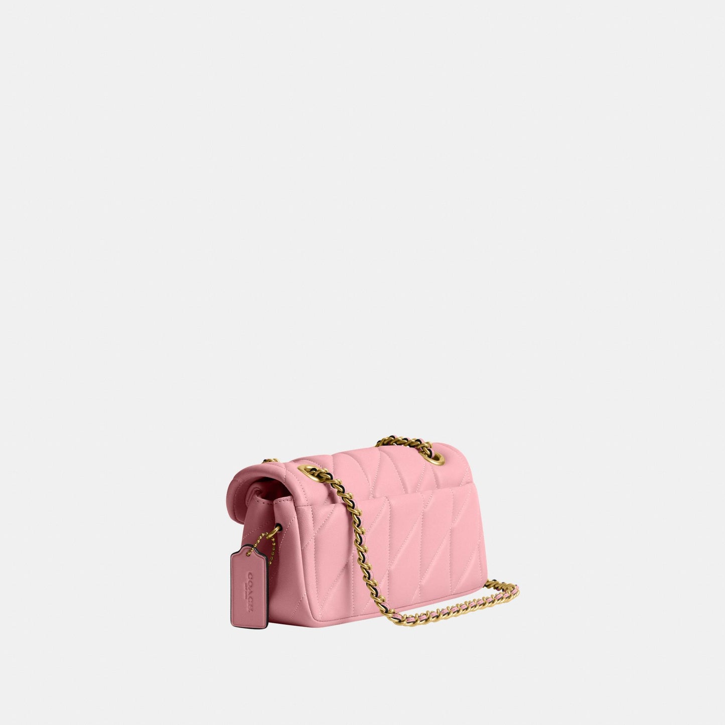 CP149-Tabby Shoulder Bag 20 with Pillow Quilting-B4/Flower Pink