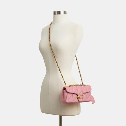 CP149-Tabby Shoulder Bag 20 with Pillow Quilting-B4/Flower Pink