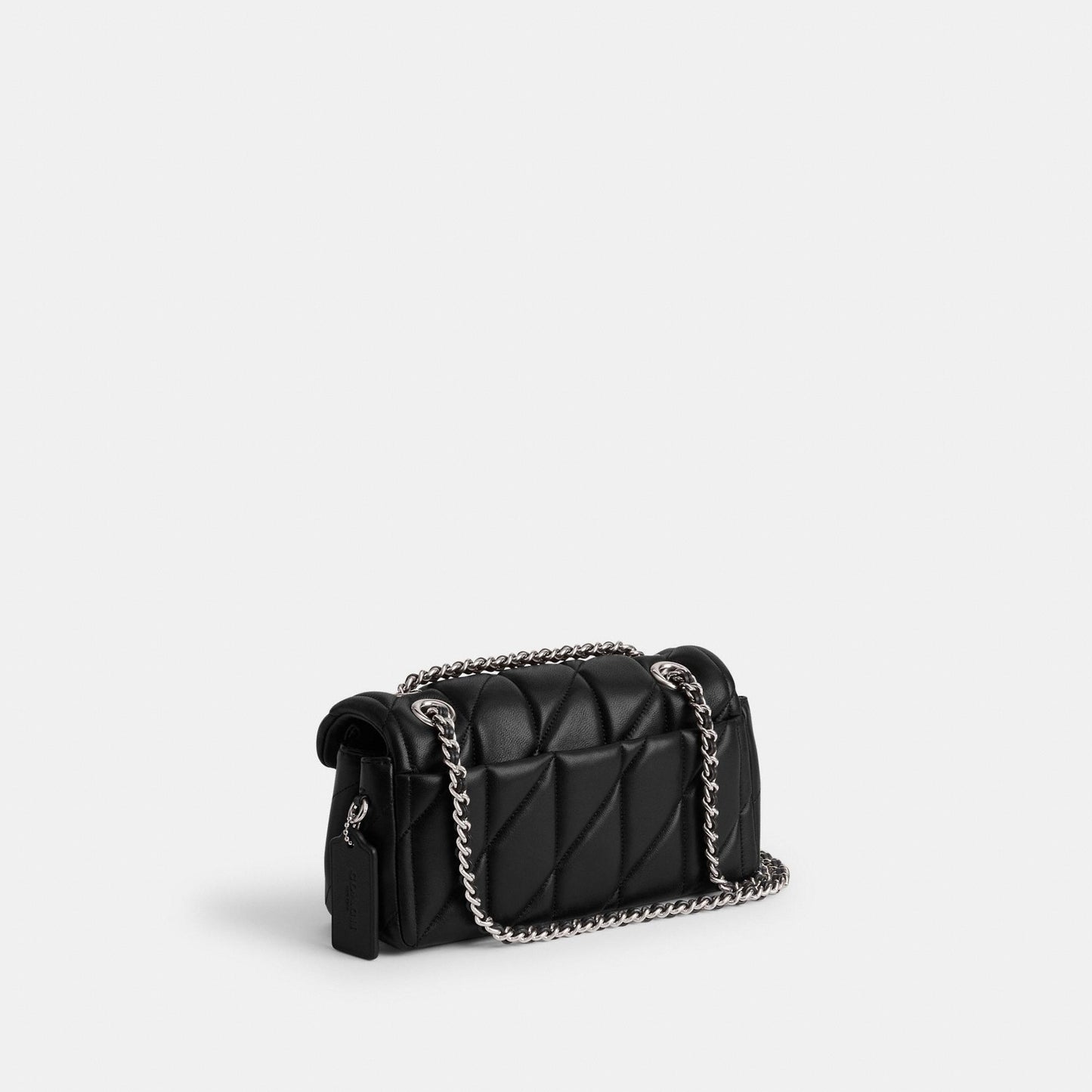 CP149-Tabby Shoulder Bag 20 with Pillow Quilting-Lh/Black