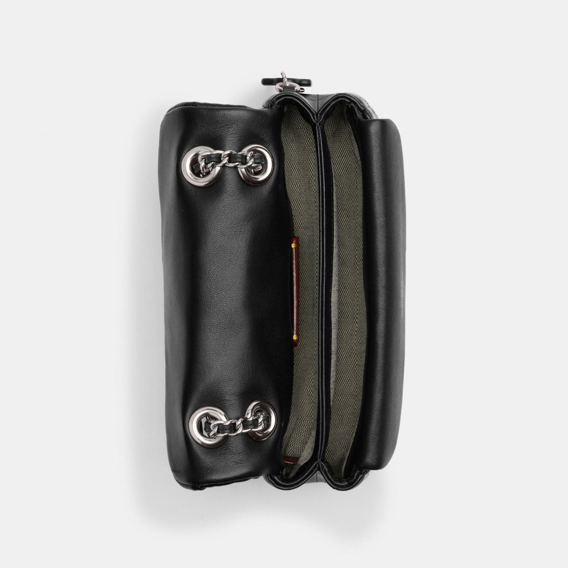CP149-Tabby Shoulder Bag 20 with Pillow Quilting-Lh/Black