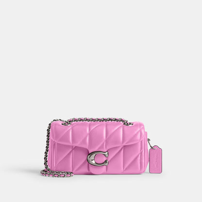 cp149-Tabby Shoulder Bag 20 With Pillow Quilting-Lh/Fuchsia.