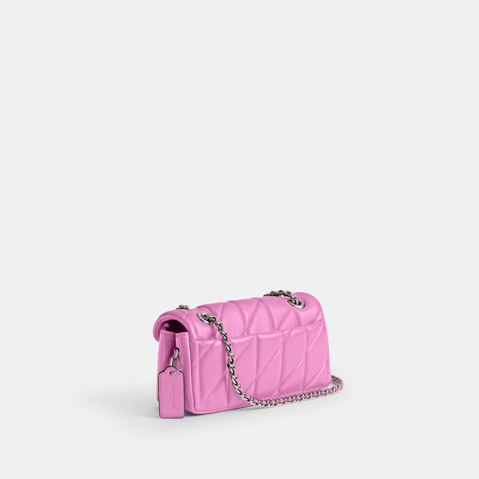 CP149-Tabby Shoulder Bag 20 with Pillow Quilting-Lh/Fuchsia.