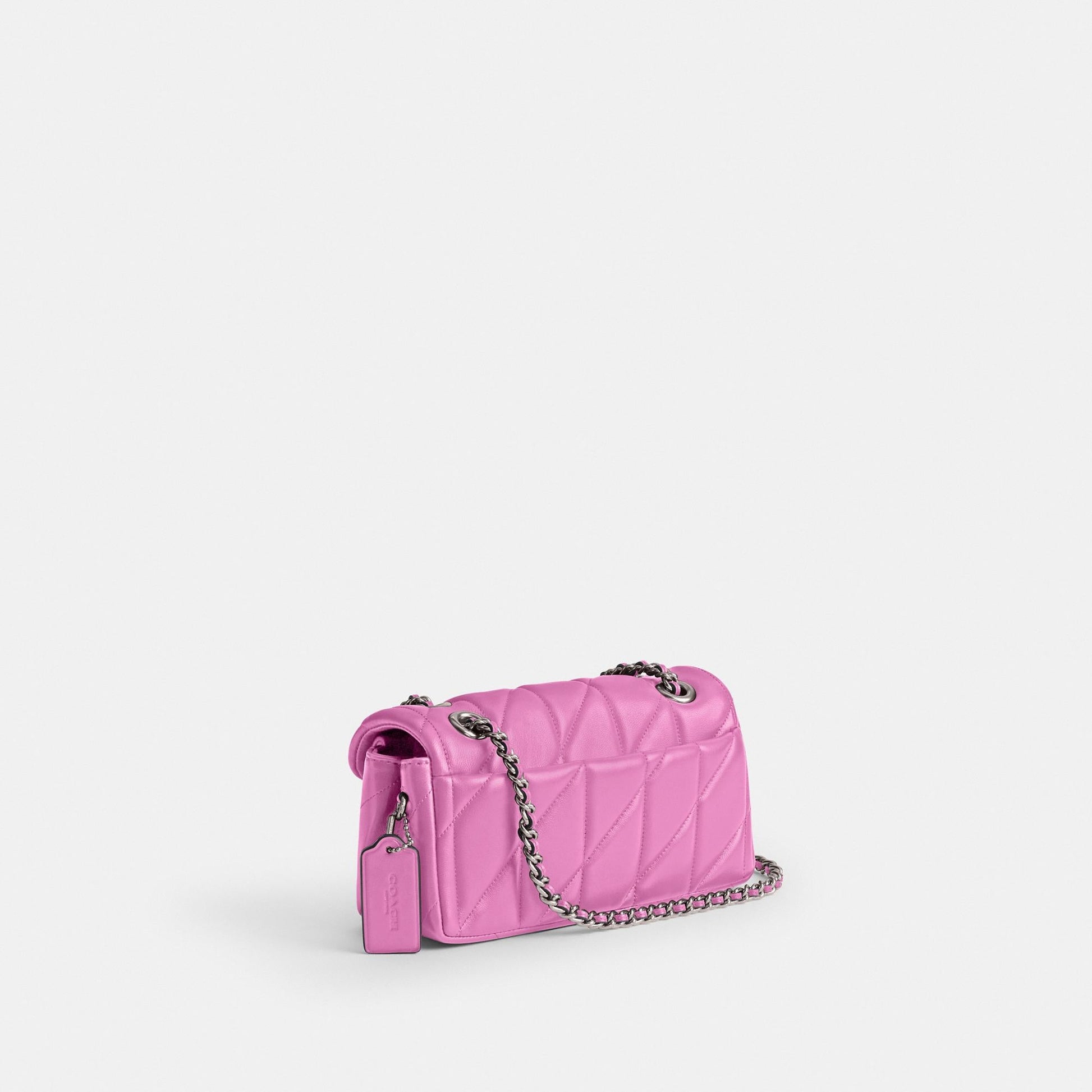 cp149-Tabby Shoulder Bag 20 With Pillow Quilting-Lh/Fuchsia.