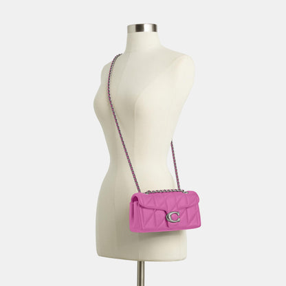 CP149-Tabby Shoulder Bag 20 with Pillow Quilting-Lh/Fuchsia.