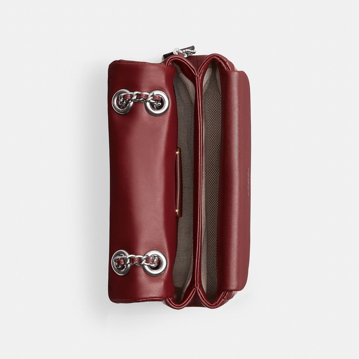 cp149-Tabby Shoulder Bag 20 With Pillow Quilting-Lh/Dark Ruby