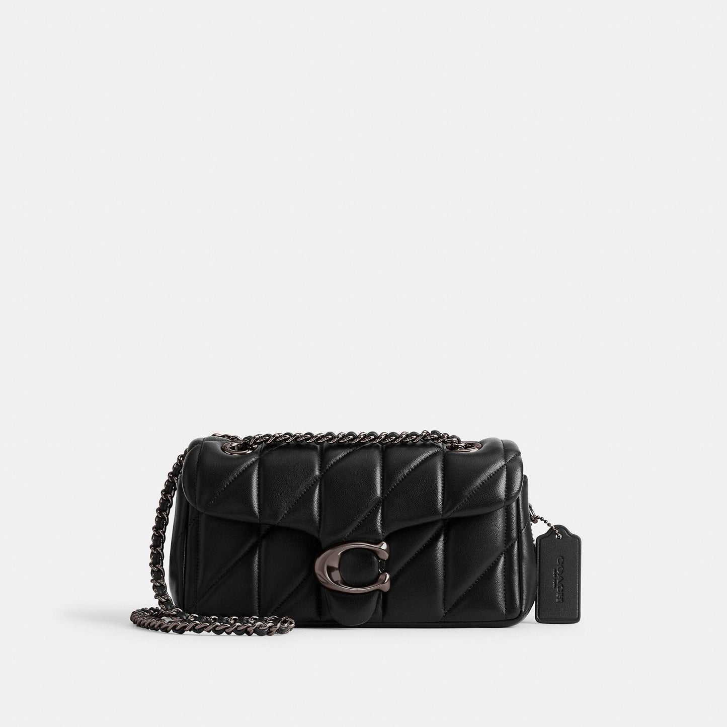 CP149-Tabby Shoulder Bag 20 with Pillow Quilting-V5/Black