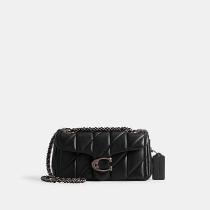 cp149-Tabby Shoulder Bag 20 With Pillow Quilting-V5/Black