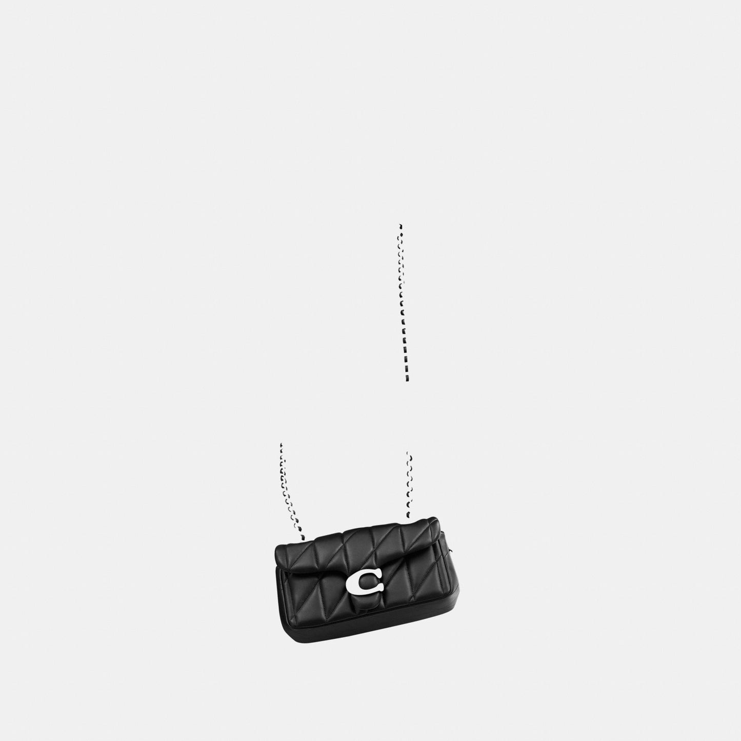 CP149-Tabby Shoulder Bag 20 with Pillow Quilting-V5/Black