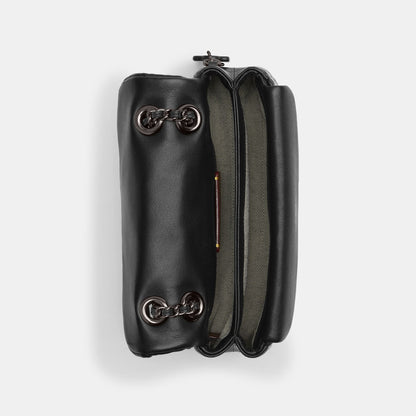 cp149-Tabby Shoulder Bag 20 With Pillow Quilting-V5/Black