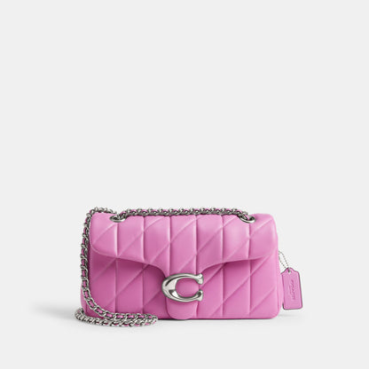 CP150-Tabby Shoulder Bag 26 with Quilting-Lh/Fuchsia.