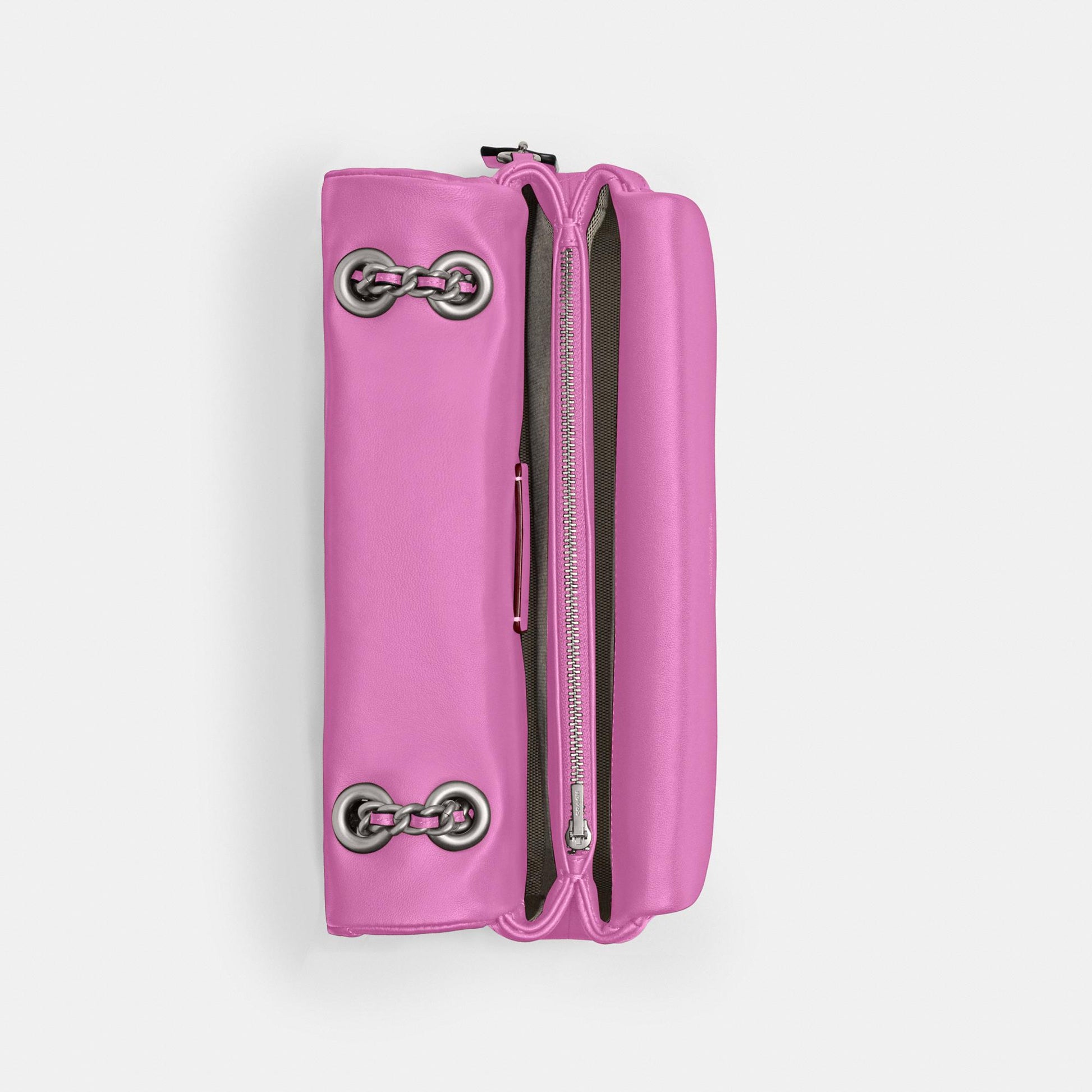 cp150-Tabby Shoulder Bag 26 With Quilting-Lh/Fuchsia.