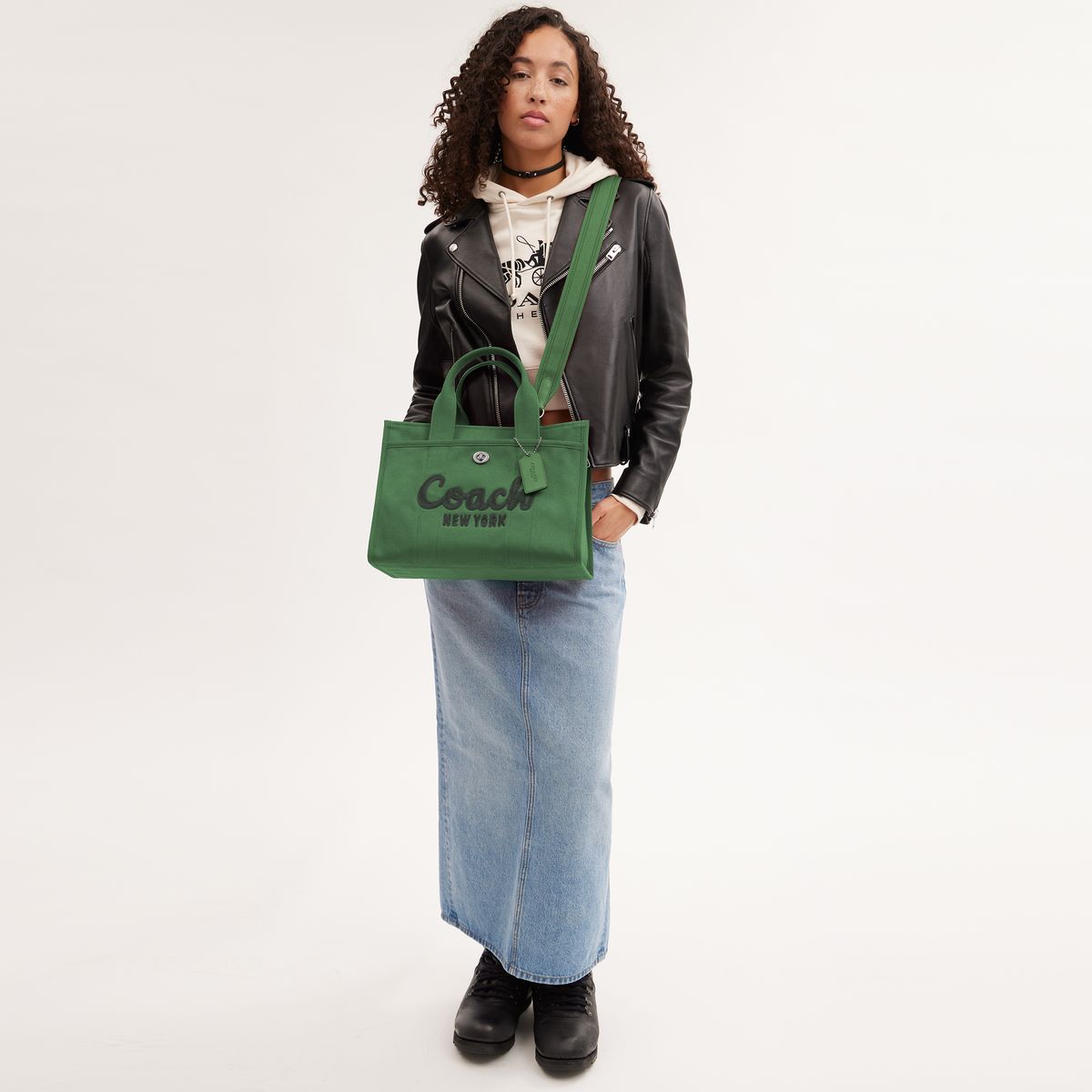 CP158-Cargo Tote Bag-LH/Soft Green