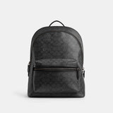 CP159-Charter Backpack In Signature Canvas-Charcoal