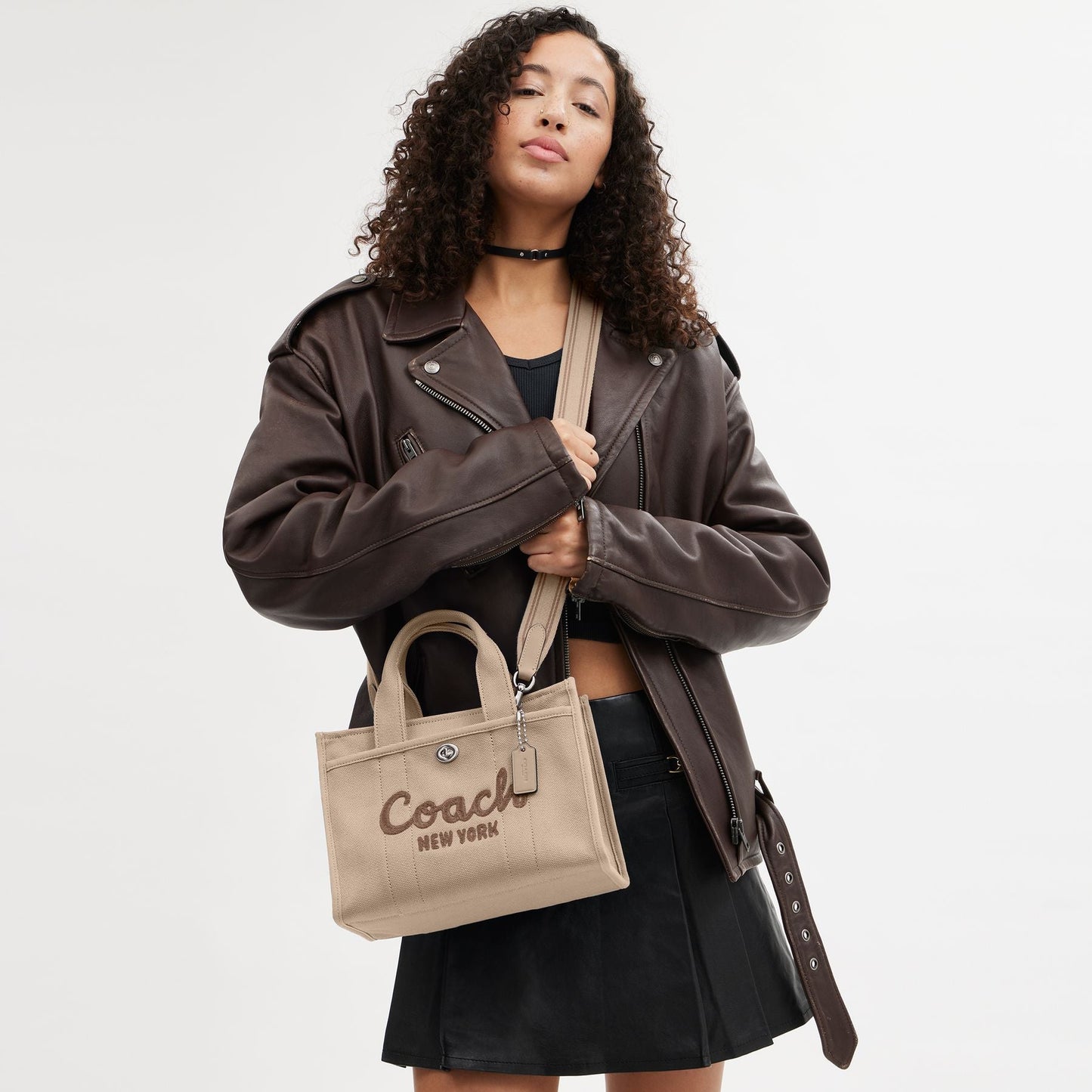 cp164-Cargo Tote 26-Lh/Dark Natural