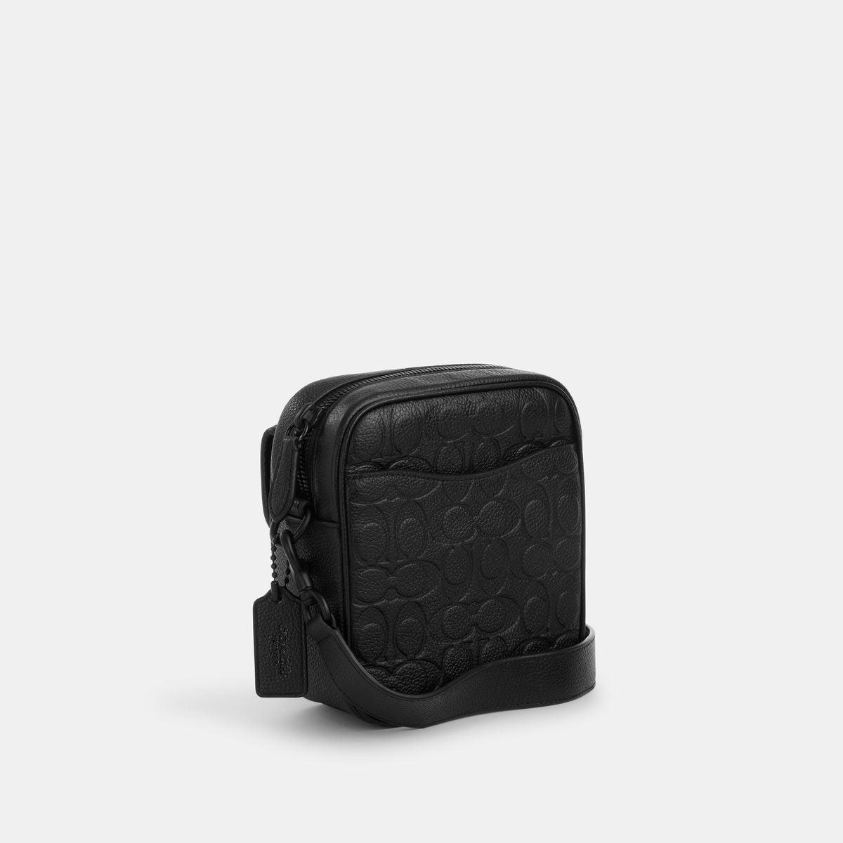 CP267-Beck Crossbody In Signature Leather-Black