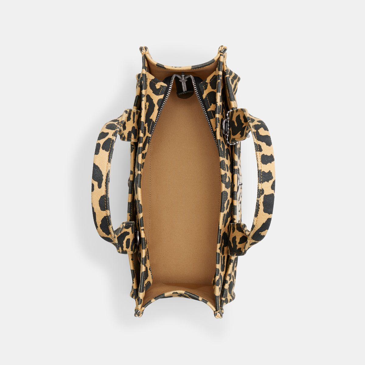 CP770-Cargo Tote With Leopard Print-LH/Leopard