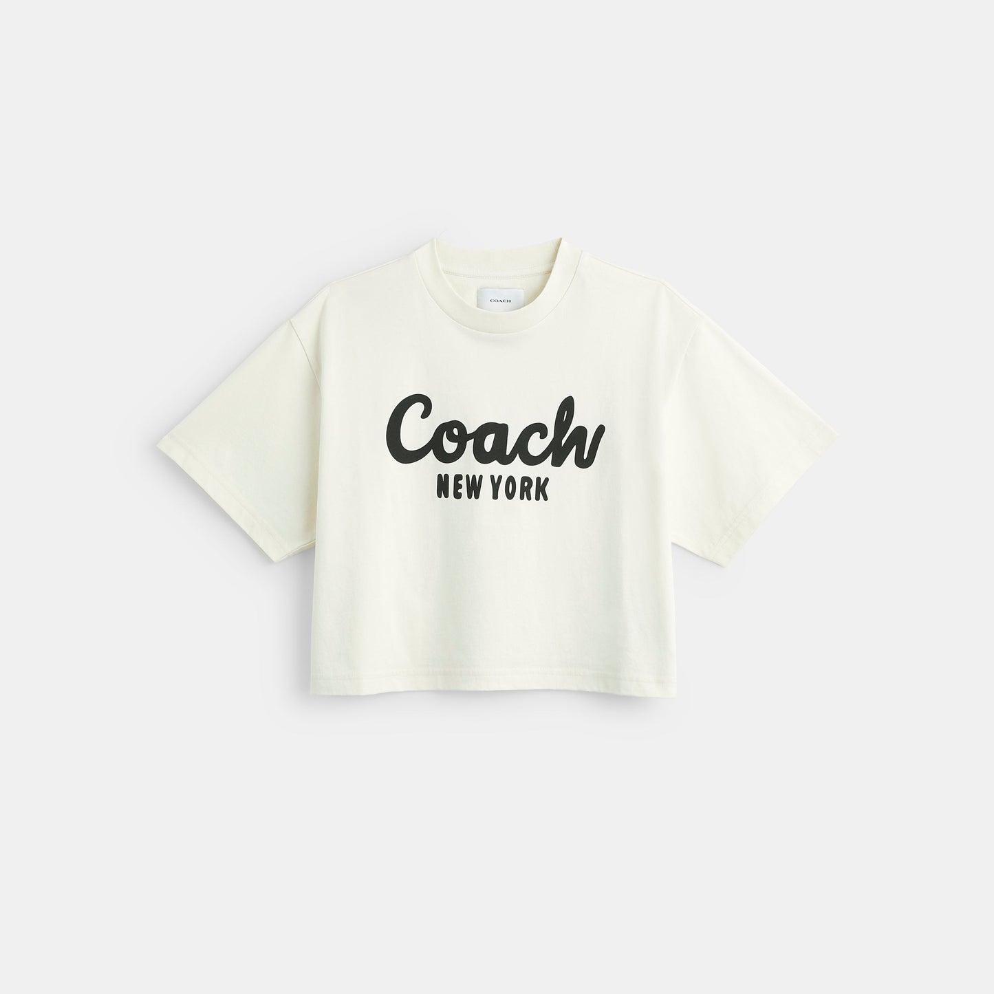 Cursive Signature Cropped T-Shirt